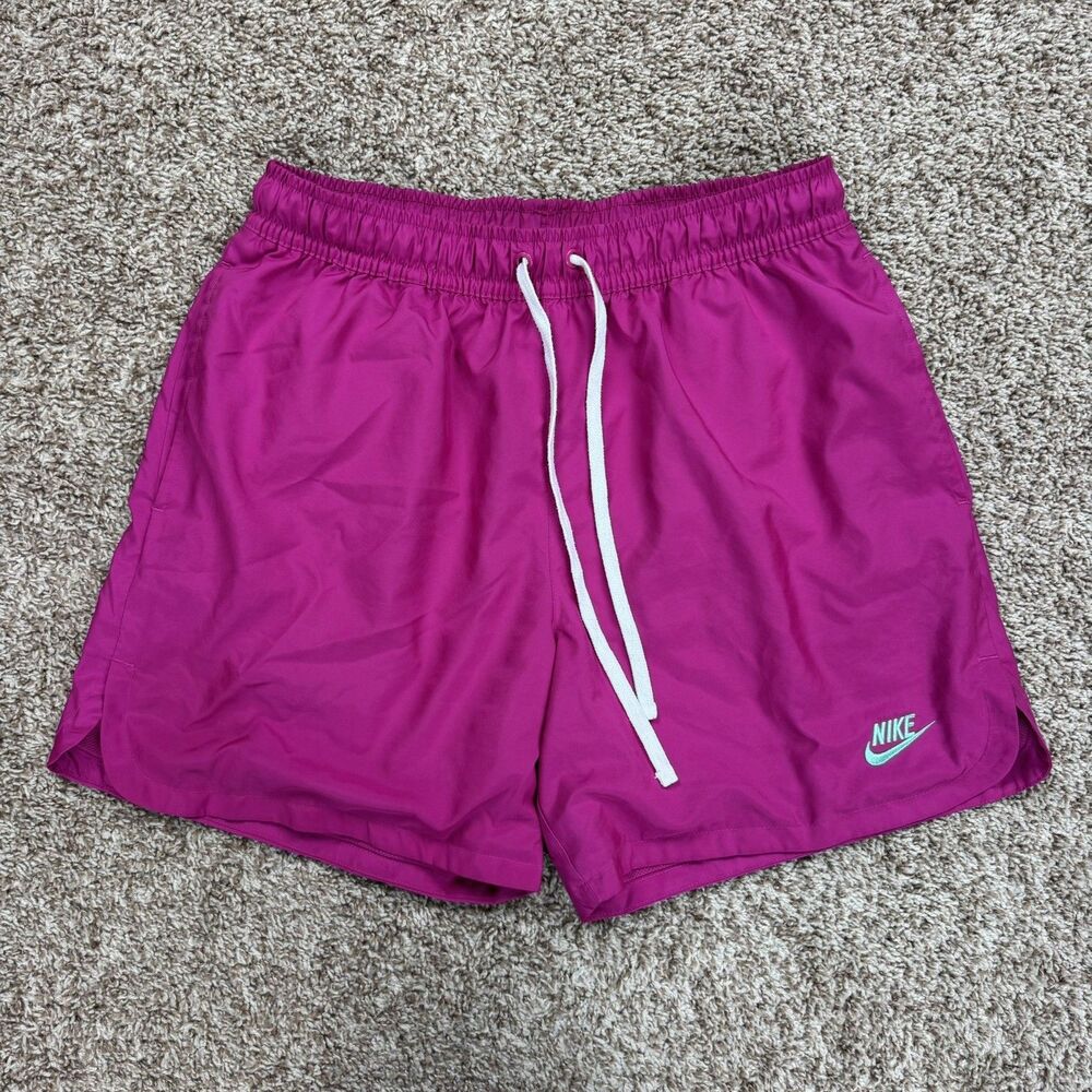 Nike Sportswear Sport Essentials Woven Lined Flow Shorts PINK Mens Medium DM6829